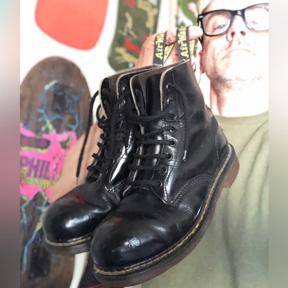 Vintage punk dr Martin boots